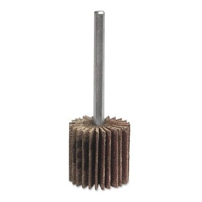 High Performance Mini Flap Wheels with Mounted Steel Shanks, 1 x 5/8 in, 40 Grit