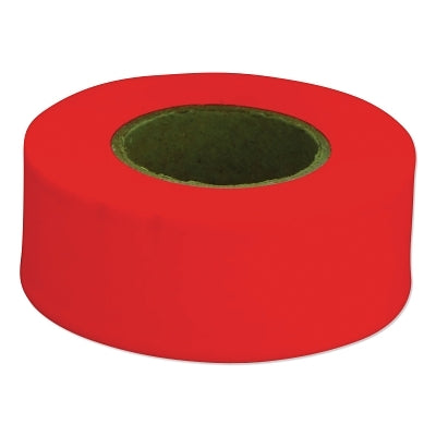Flagging Tape, 1-3/16 in W x 300 ft L, Standard Black