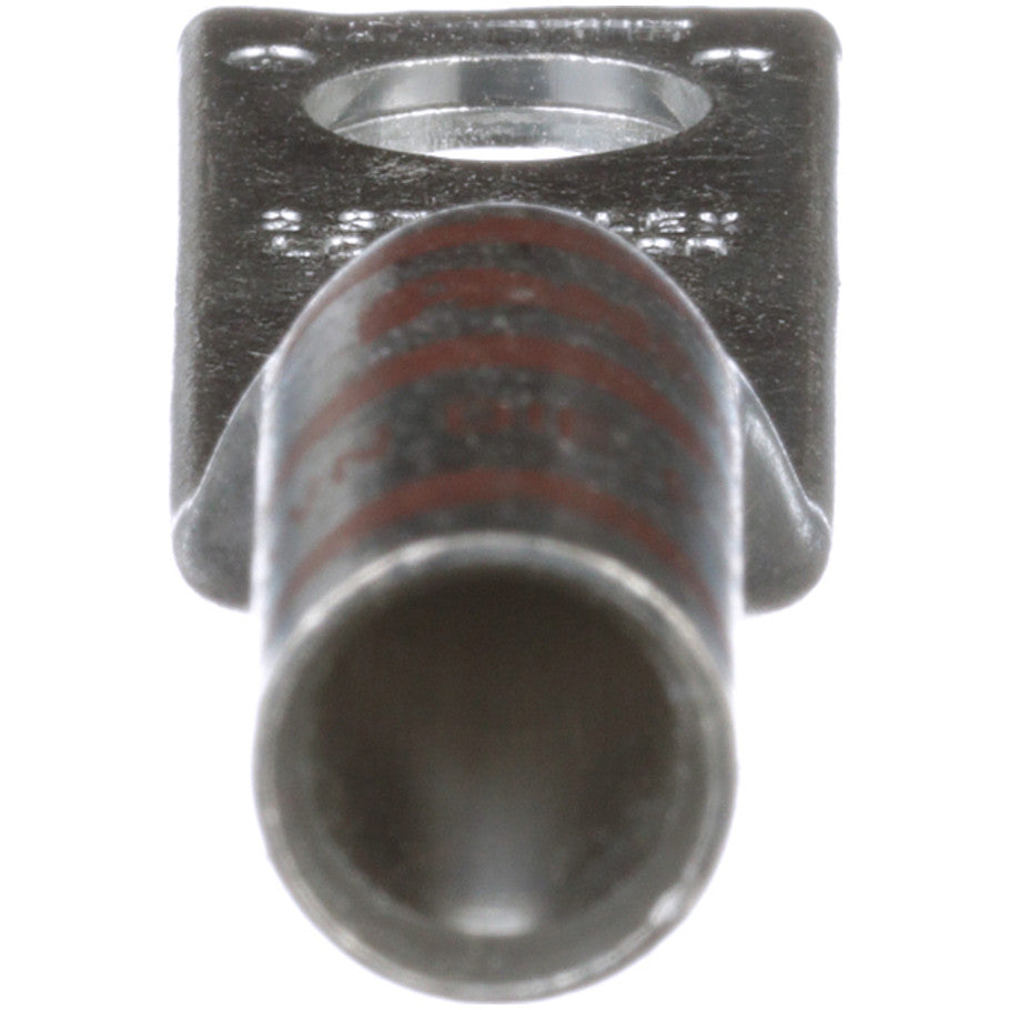 Long Barrel Flex Lug, 2 AWG, Tin Plated, Brown, 3.46 in. L
