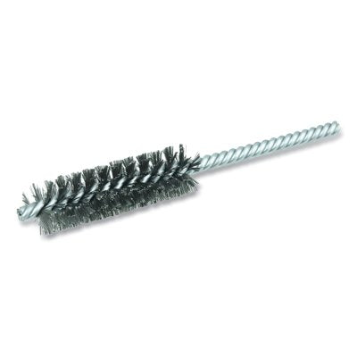 Double-Spiral Double-Stem Power Tube Brush, 3/4 in dia, 0.006 in Thick, 5 in Length