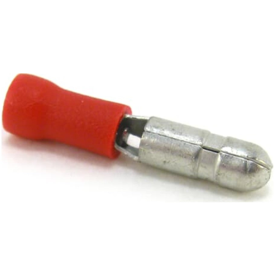 Disconnect Terminals, Vinyl, Brass, Copper (Sleeve), Red