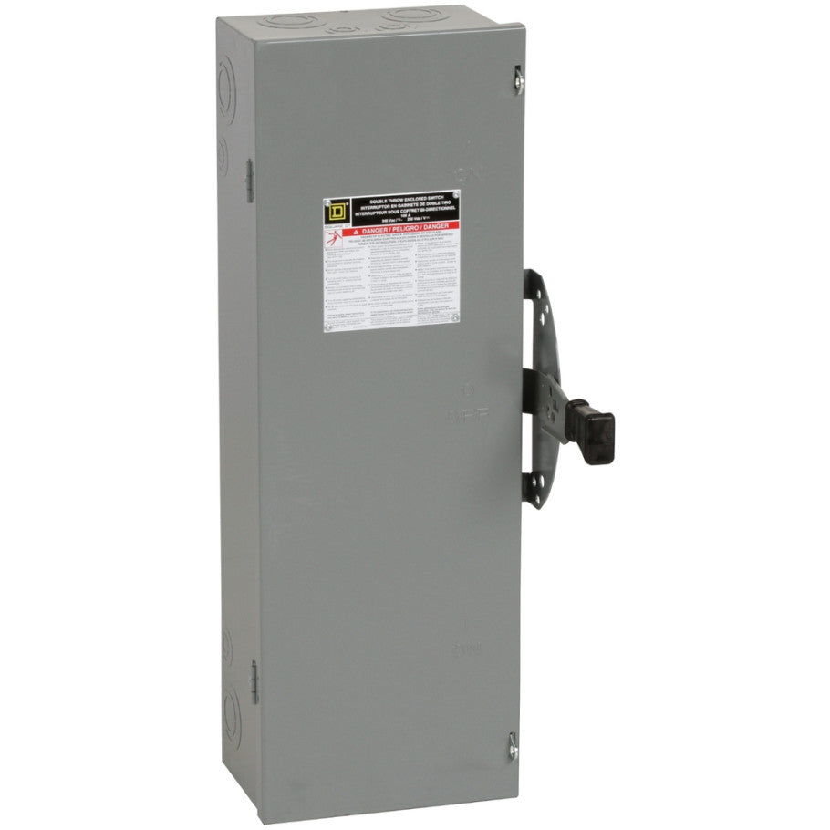 Double Throw Non Fusible 100A 120/240V 3P3W General Duty Disconnect