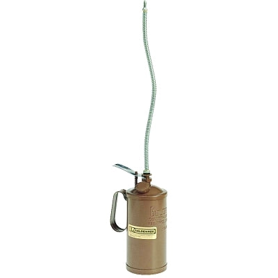 Heavy Duty Pump Oiler, 1 qt, Lever Action, 15 in Flexible Spout, Copper Bronze