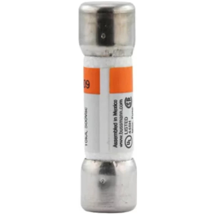 FNQ Series Time Delay Supplemental Fuse, Fiber Tube, 1-1/2A, 500V, 13/32 x 1-1/2 in., Color Code Orange