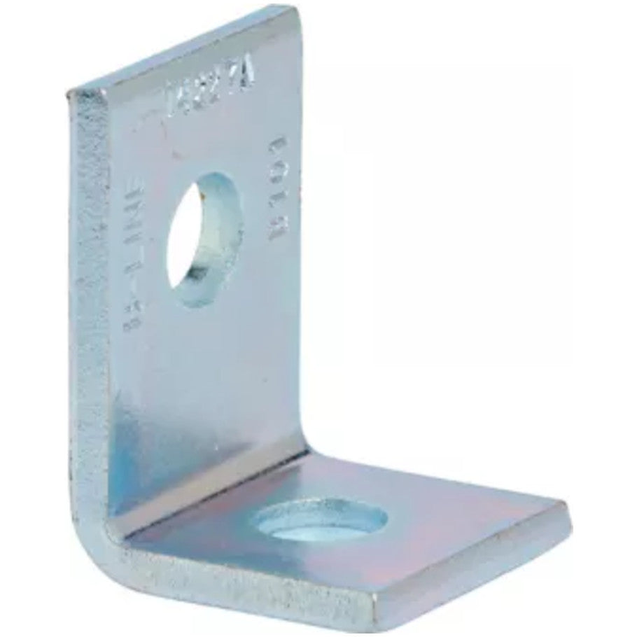 90-Degree Corner Angle, 2 Hole, Hot-Dip Galvanized, Steel