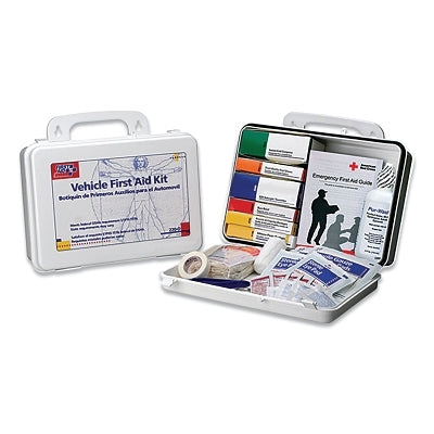 25 Person Vehicle First Aid Kit, Plastic Case