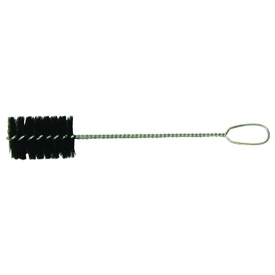 Dope Brush, 2 in Trim L, 14-1/4 in OAL, Twisted Wire, Straight, Grey Tampico Fiber