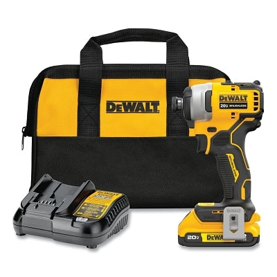 ATOMIC 20V MAX* Brushless Cordless Impact Driver, 1/4 in Drive, Kit, Includes 2.0 Ah Battery/Charger/Belt Clip/Bag