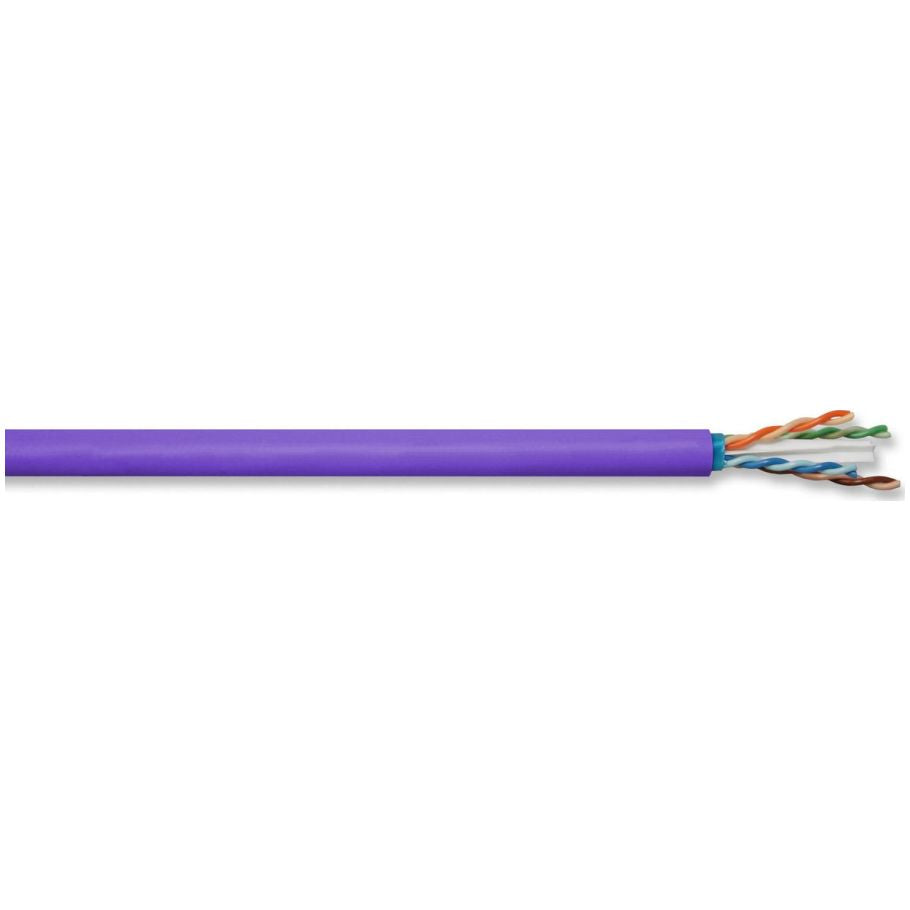 C6ASPDSP - NEXTSPEED, Cat 6A, 23 AWG UTP, Solid, LSFR PVC, 4 Pair, Plenum, Copper Cable 1000 ft., Purple