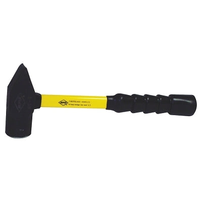 Blacksmiths' Cross Pein Sledge Hammer, 3 lb, 14 in L, Classic Fiberglass Handle, SG