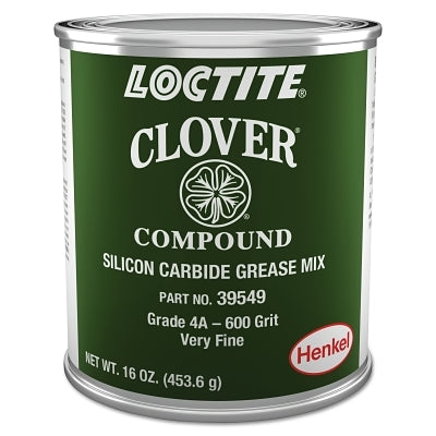 Clover Silicon Carbide Grease Mix, 1 lb, Can, 600 Grit