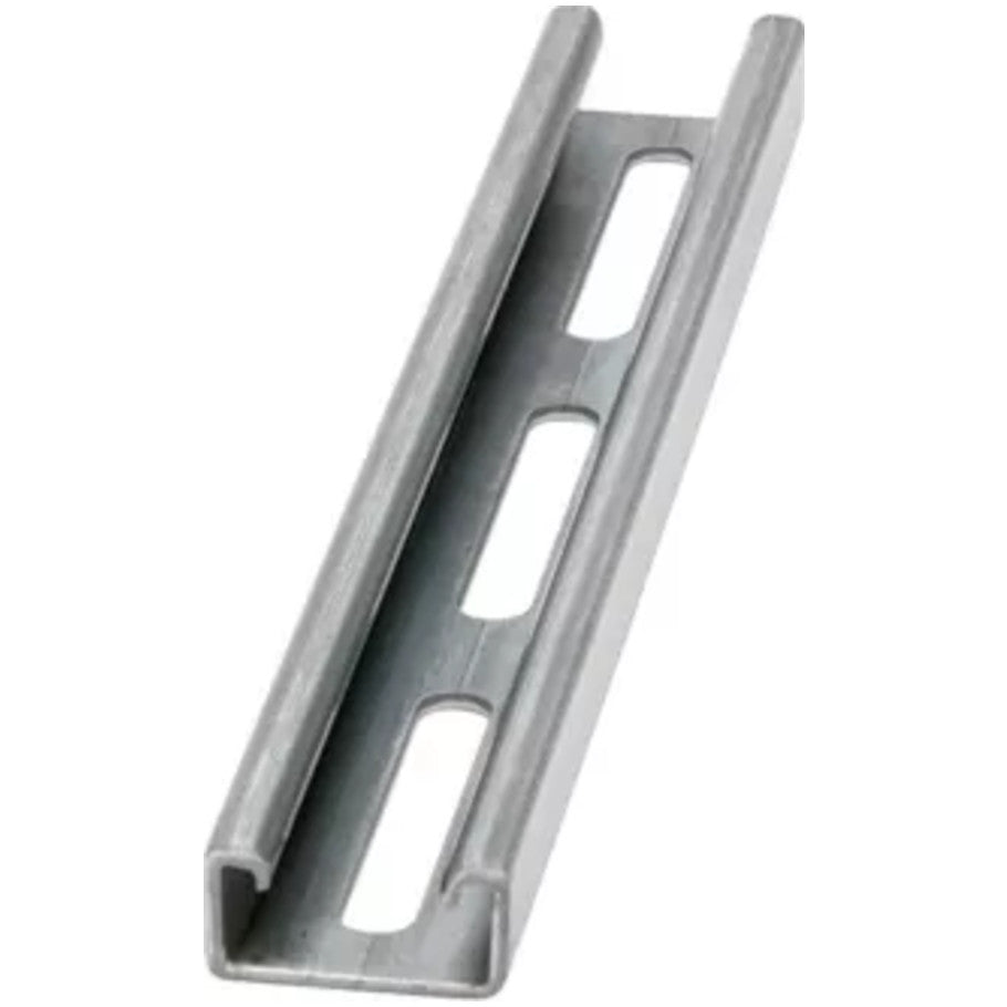 Eaton B-Line series strut channel, 0.81" H x 10 ft. L x 1.62" W, Steel, galvanized, S, 12 ga.