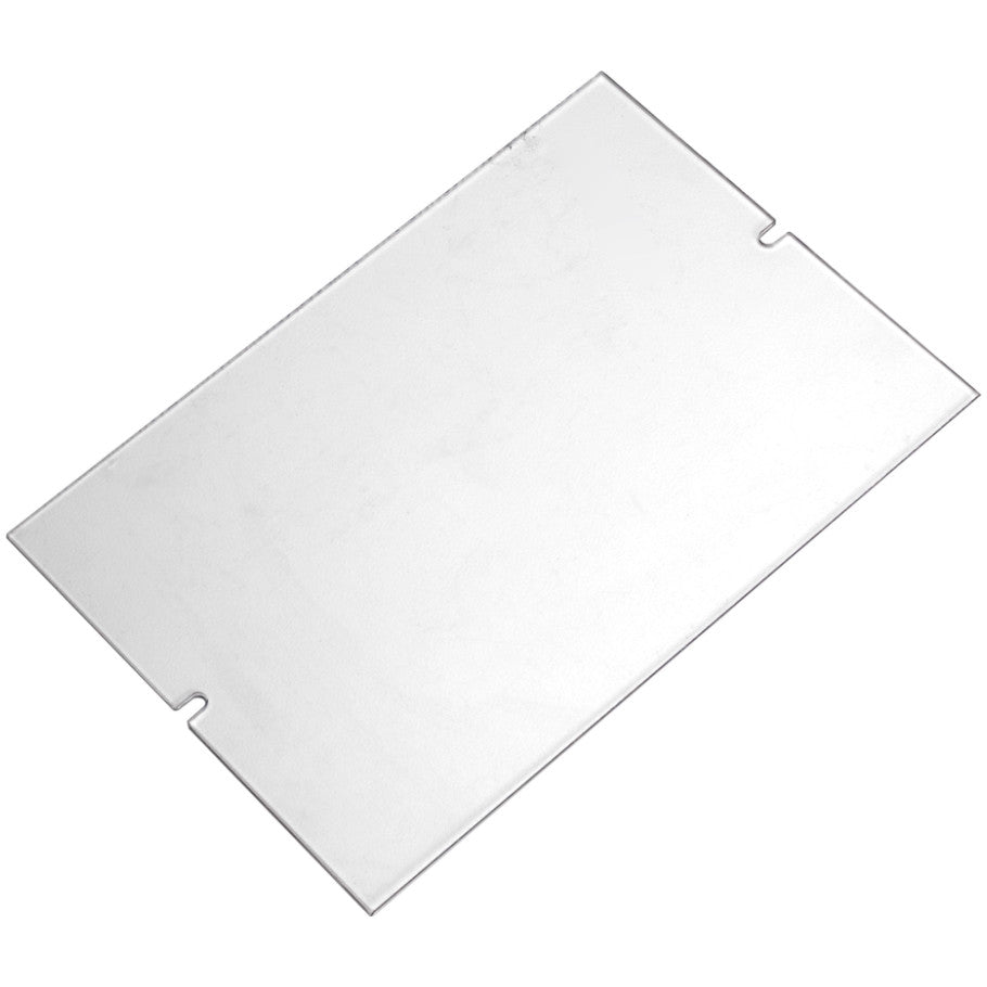 Power Distribution Block Cover, Plastic, Clear, 5.88 W x 4 H x 0.06 D in.