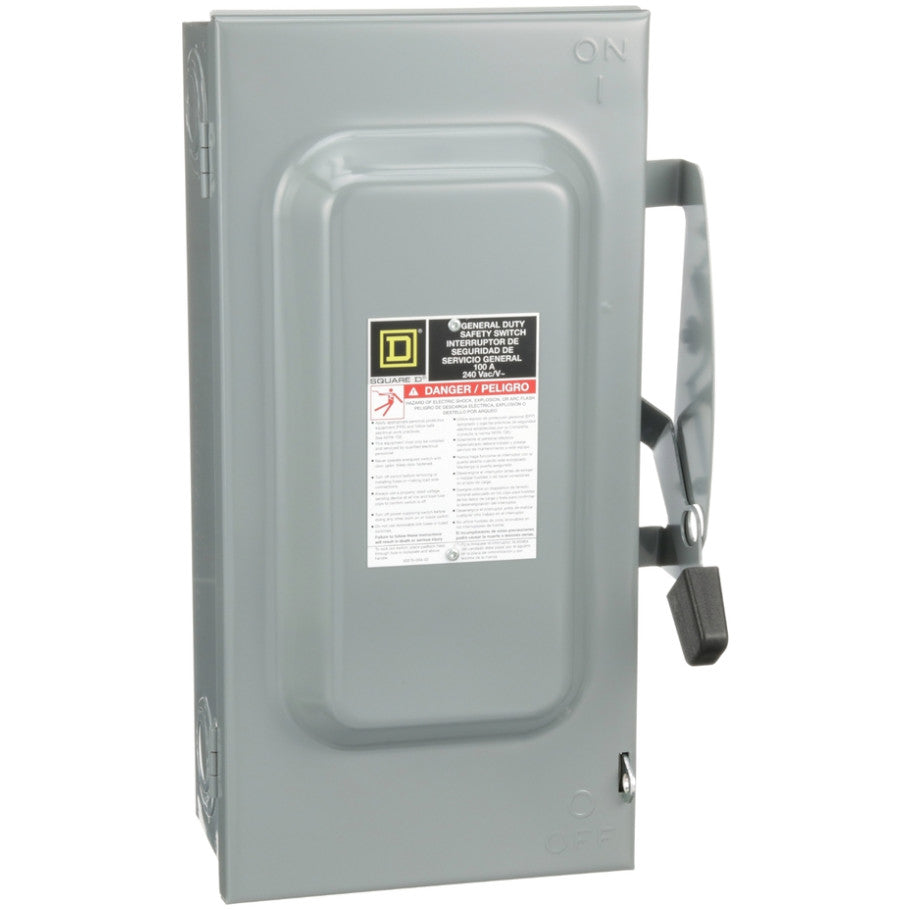 General Duty Disconnect, Non Fusible, 100A 120/240V, 3P3W