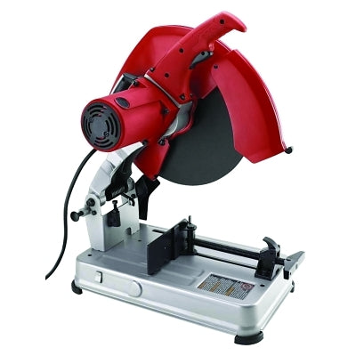 Milwaukee Abrasive Cut-Off Machine, 14 in, 15 Amp, 1 in Arbor, 3900 rpm