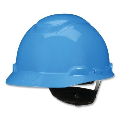 3M H-703SFR-UV SecureFit Pressure Diffusion Ratchet Suspension w/UVicator Hard Hats and Caps, Cap, Blue