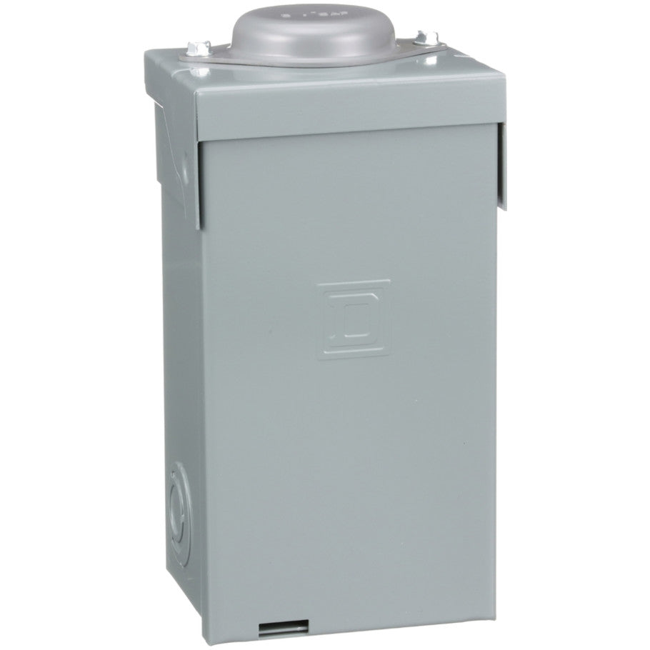 Homeline 70A 120/240V 1 Phase Raintight NEMA 3R Main Lug Load Center, 2 Single Pole/4 Tandem