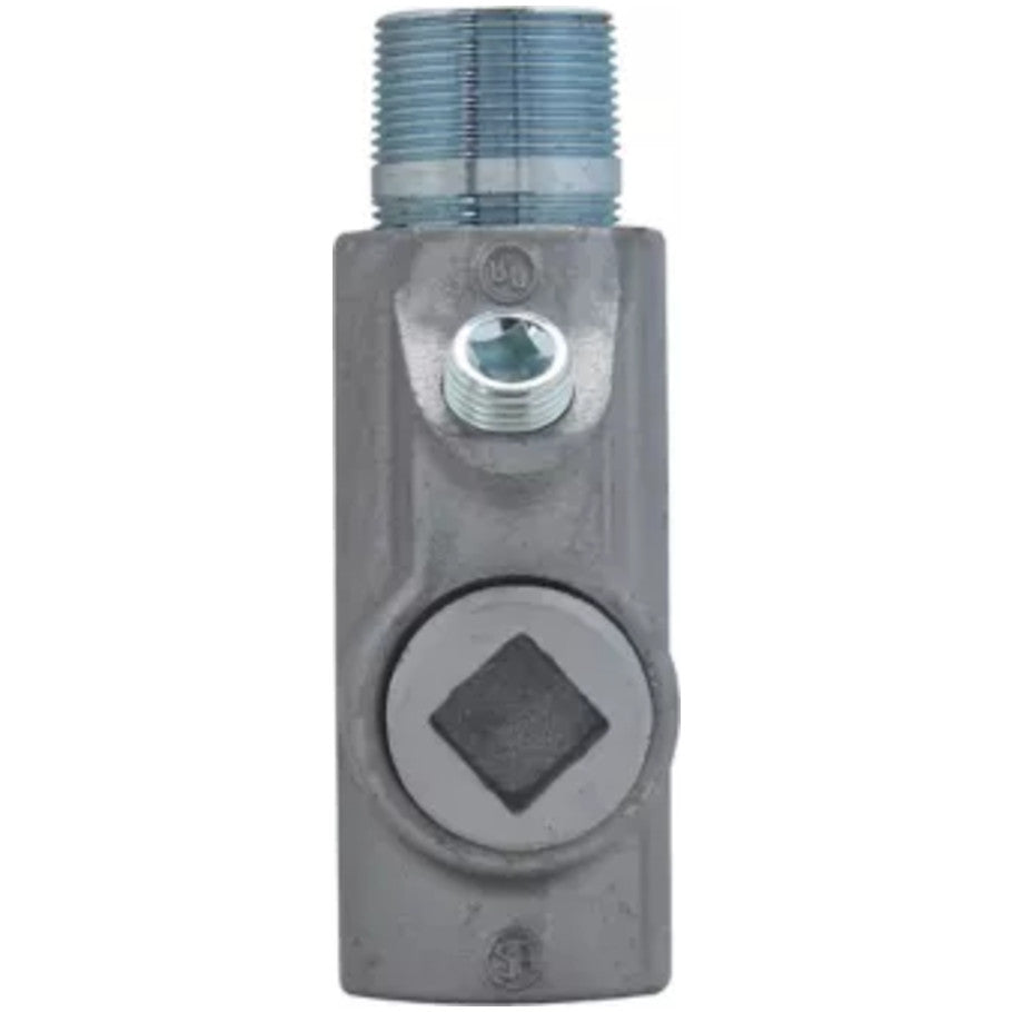 Explosion-Proof Drain Seal, Copper Free Aluminum, Horizontal or Vertical, Female and Male, 2-1/2 in.