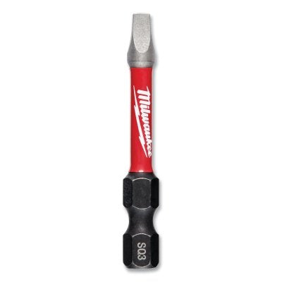 Shockwave Insert Power Bit, #3, Square Recess, 2 in L