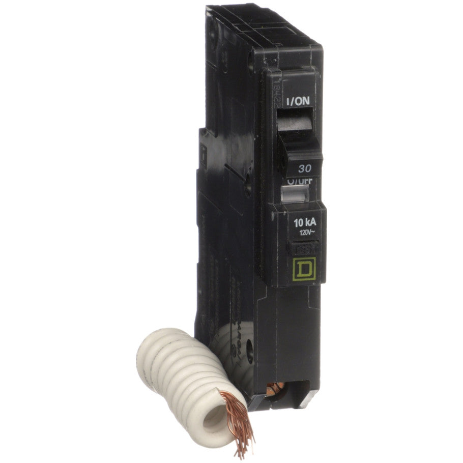 Mini circuit breaker, QO, 30A, 1 pole, 120VAC, 10kA, plug in, 30mA grd fault B  TAA
