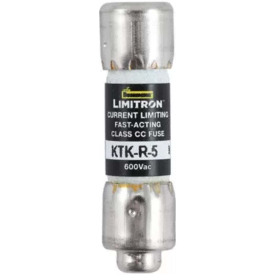 Limitron KTK-R Series Class CC Fast Acting Fuse, Rejection Type, 5A, 600V