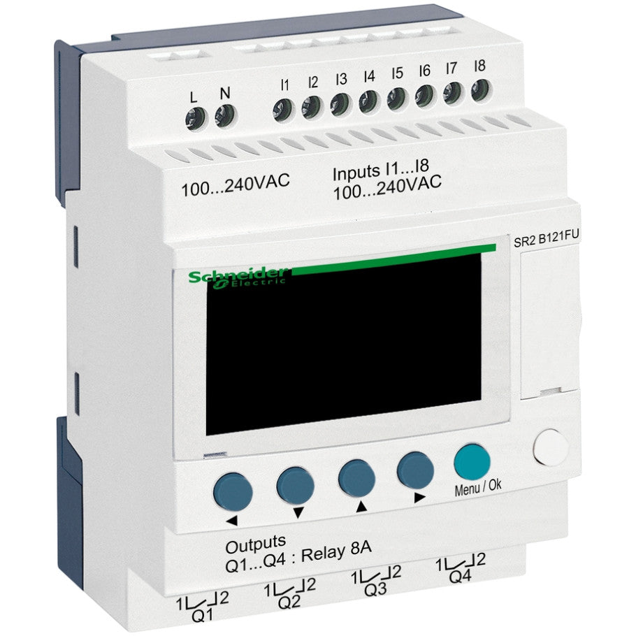 Zelio SR2 Relay 16 Discrete I/4 Relay O