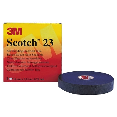 3M 150251 Rubber Splicing Tapes 23, 20 ft x 3/4 in, Black