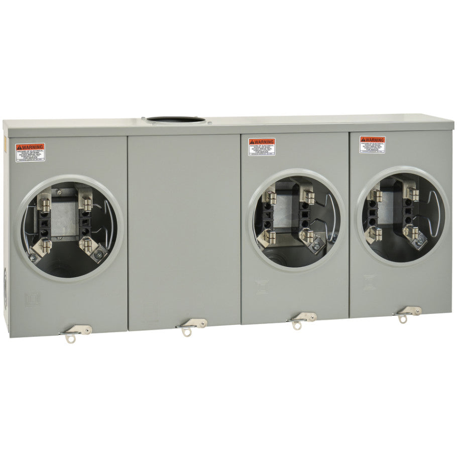 Horizontal Meter, 200A, 3-Phase, Ringless