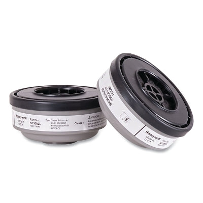 N-Series Cartridges, Acid Gas, Used With 5400/7600 Facepiece, Gray