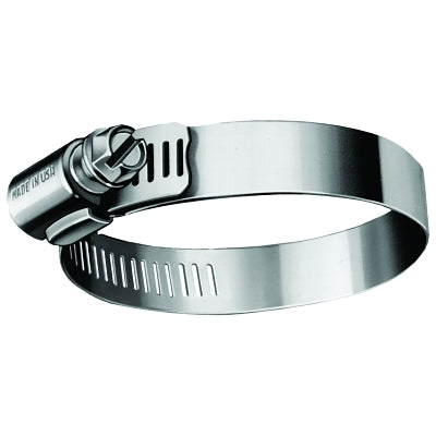 Standard Series Hose Clamps, 3/8"-7/8" Dia, Stainless Steel