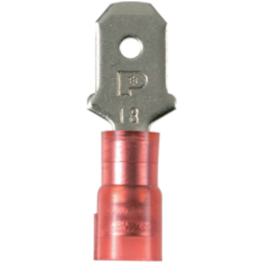 Male Disconnect, 22 to 18 AWG, Red