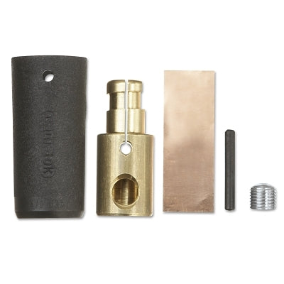 F Series E1012 Plug, 3/0 to 4/0 AWG Cap, Cam-Lok Single Pole Connector, Set Screw, Male, Black