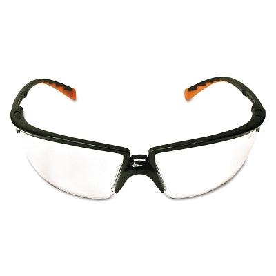3M 12261-00000-20 Privo Safety Eyewear, Clear Lens, Polycarbonate, Anti-Fog, Black Frame