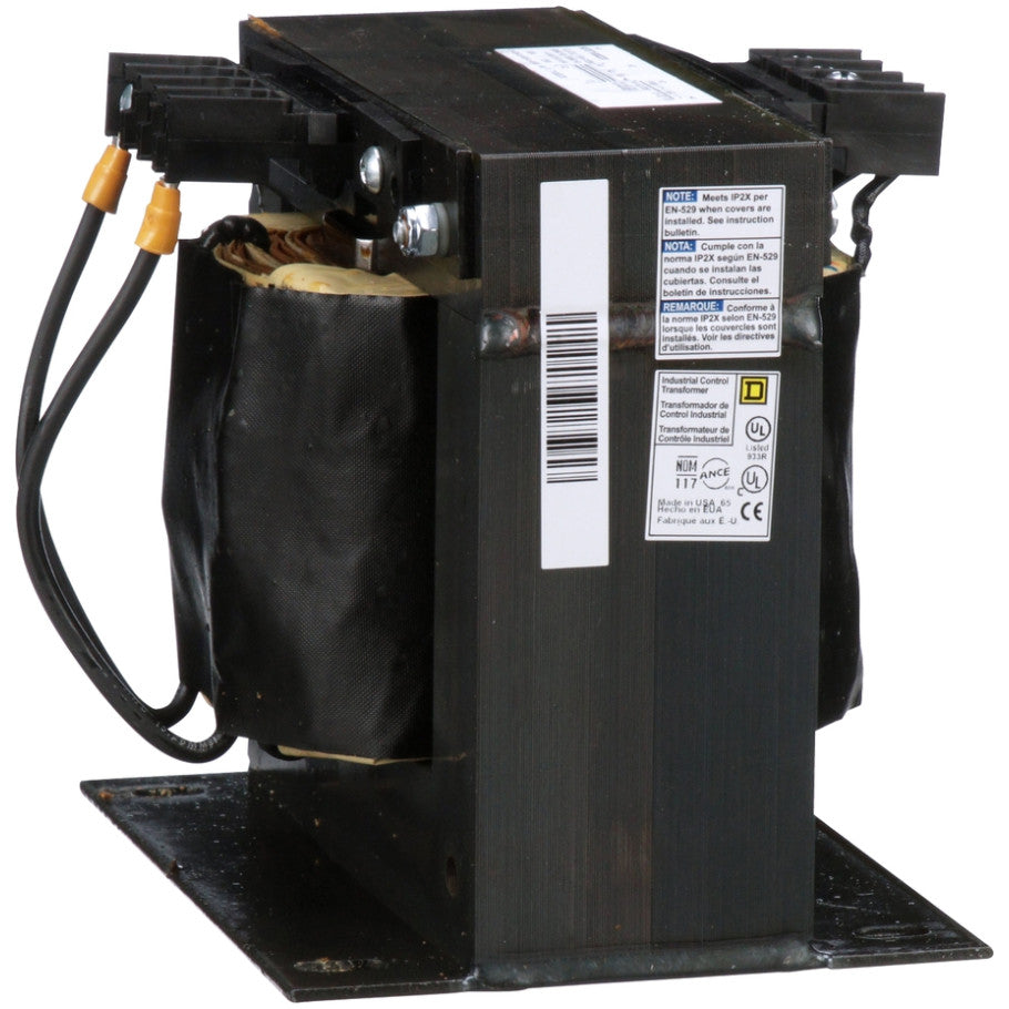Type T Industrial Control Transformer, 1-Phase, 208/230/460V Primary, 115V Secondary, 1000VA