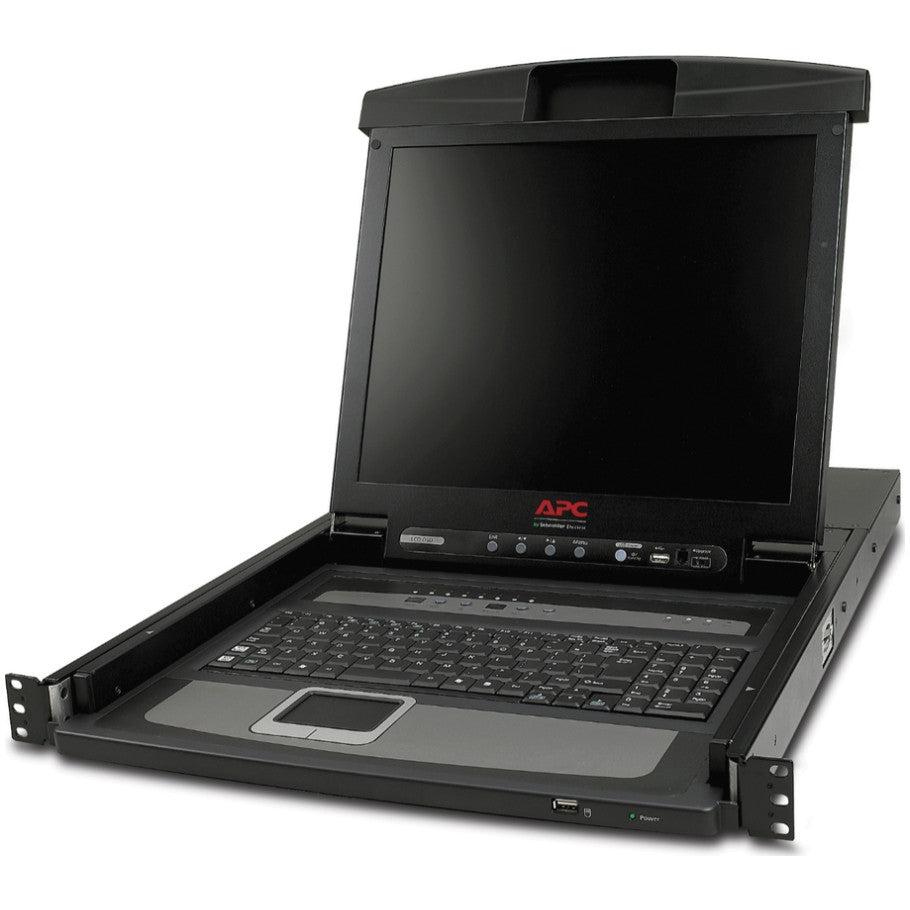 LCD Console, 43 x 483 x 711 mm, 8 Port