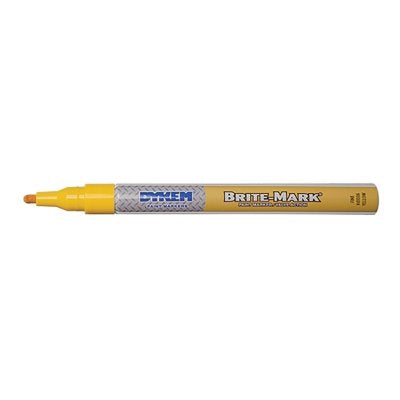 BRITE-MARK Fine Marker, Yellow, Fine Tip