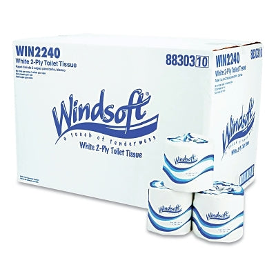 Septic Safe Bath Tissue, 3.75 in L x 4.5 in W Sheets, 500 Sheets Per Roll