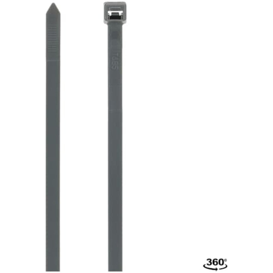48.00 L x 0.345 in. W Gray Nylon Catamount General Purpose Heavy Duty Cable Ties
