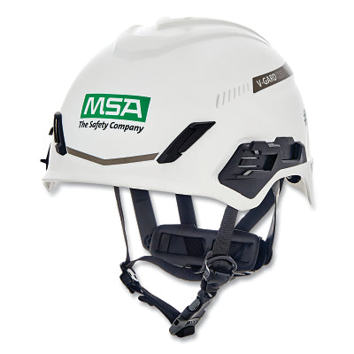 V-Gard H1 Safety Helmet, Fas-Trac III Pivot Ratchet, Trivent, White