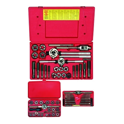 Metric Tap and Hex Die Set, 66-pc, Plastic Case