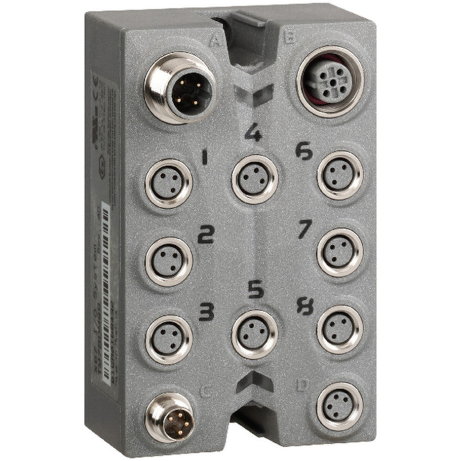 Expansion Block, Plastic, 24V dc, 8 Input/Output Number, 7 mA, 0.5A, Positive Input Logic, TM7 Bus