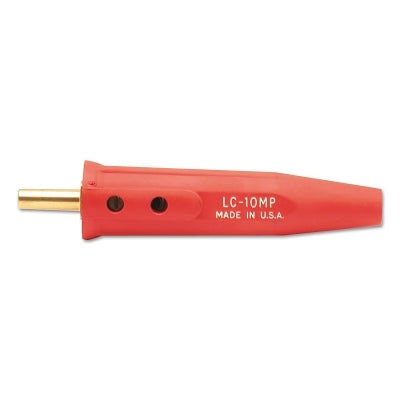 Machine Plug, Single-Oval-Point Screw Connection, 1/0-4 Cap., Red, LE LC-10MP