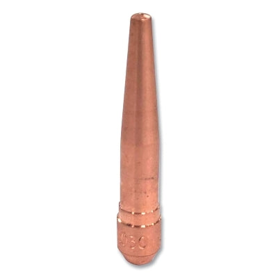 Centerfire MIG Contact Tip, 0.030 in Wire, TT-030, Non-Threaded, Tapered Base
