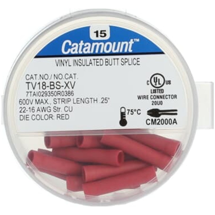 Catamount Vinyl Insulated Butt Splice