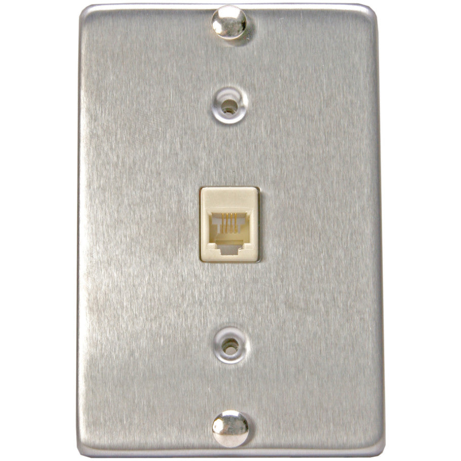 Standard Wallplate Assembly, Stainless Steel