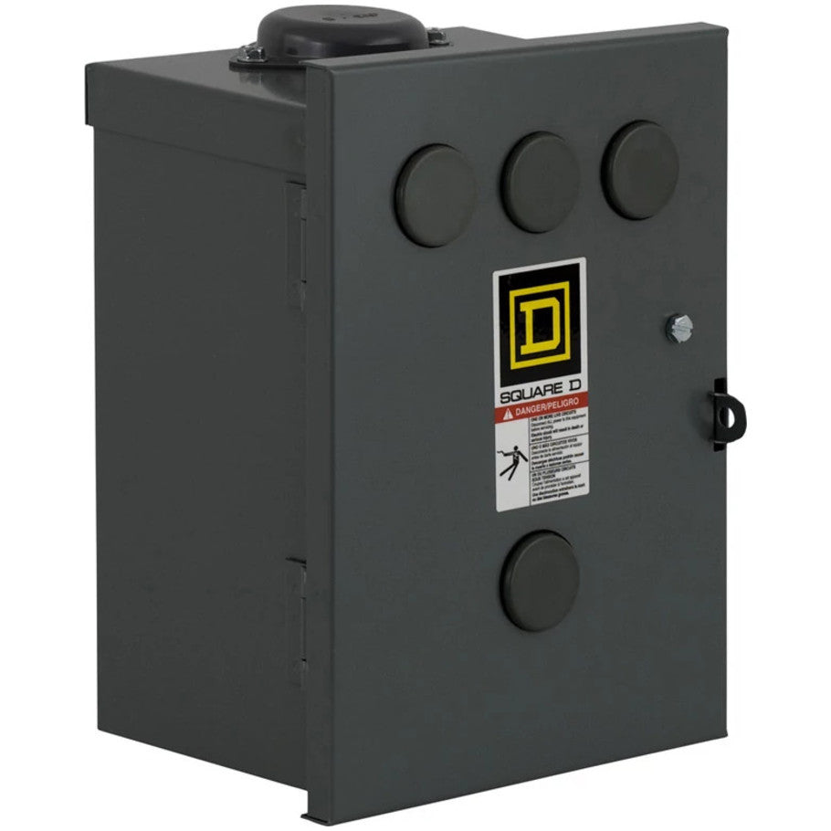Lighting Contactors, NEMA 3R Enclosure, 30A, 110 to 120 V Vac, Vdc, Surface Mount Mount, 4 Poles, 600 Vac