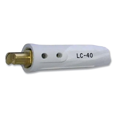 LC-40 MALE CONNECTOR - WHITE