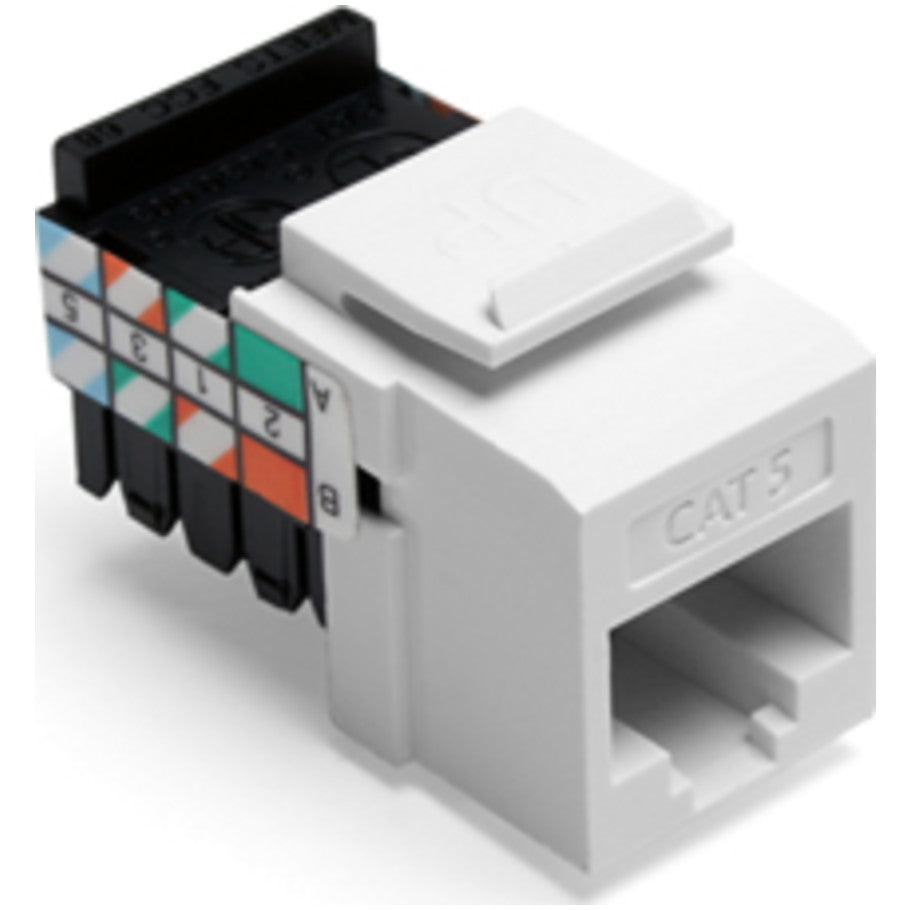 QuickPort Cat 5 UTP Connector, White