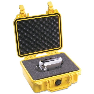 Protector Case Series Small Case, 1200 WF/WL, 0.16 ft, 9.25 in L x 7.12 in W x 4.12 in H Interior, Yellow