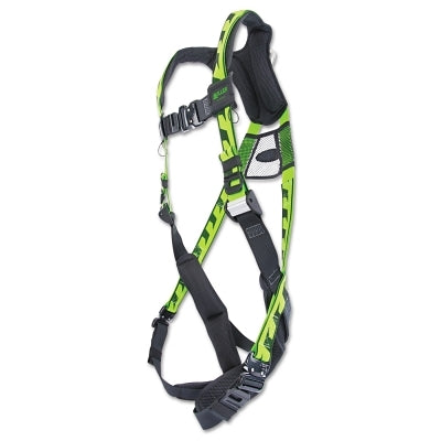AirCore Full-Body Harness, Aluminum Stand-Up Back D-Ring, Universal, Quick-Connect Straps, Green